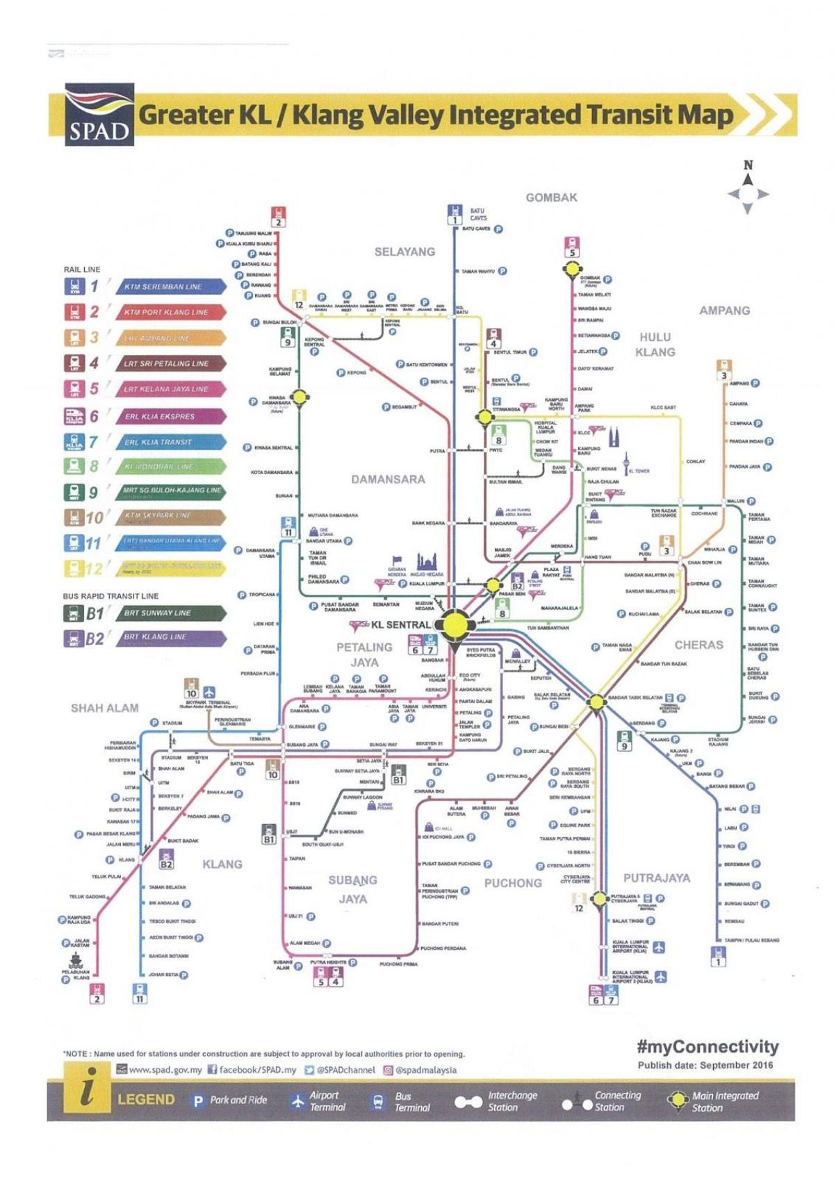 tranzit Kuala Lumpur željeznica karti