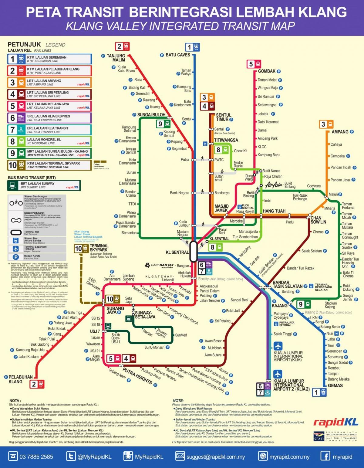 Kuala Lumpur MRT kartu