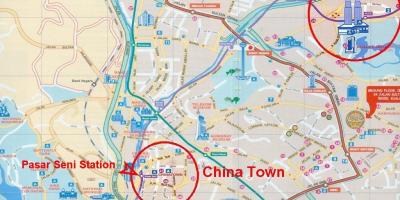 Kineska četvrt u Kuala lumpuru karti