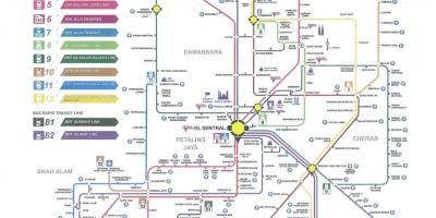Tranzit Kuala Lumpur željeznica karti