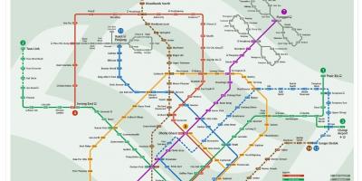 Postaja podzemne željeznice karti Maleziji