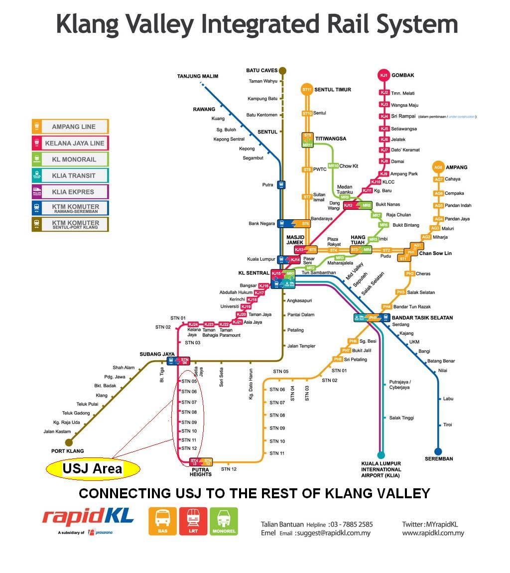 subang Jaya ЛРТ put na karti