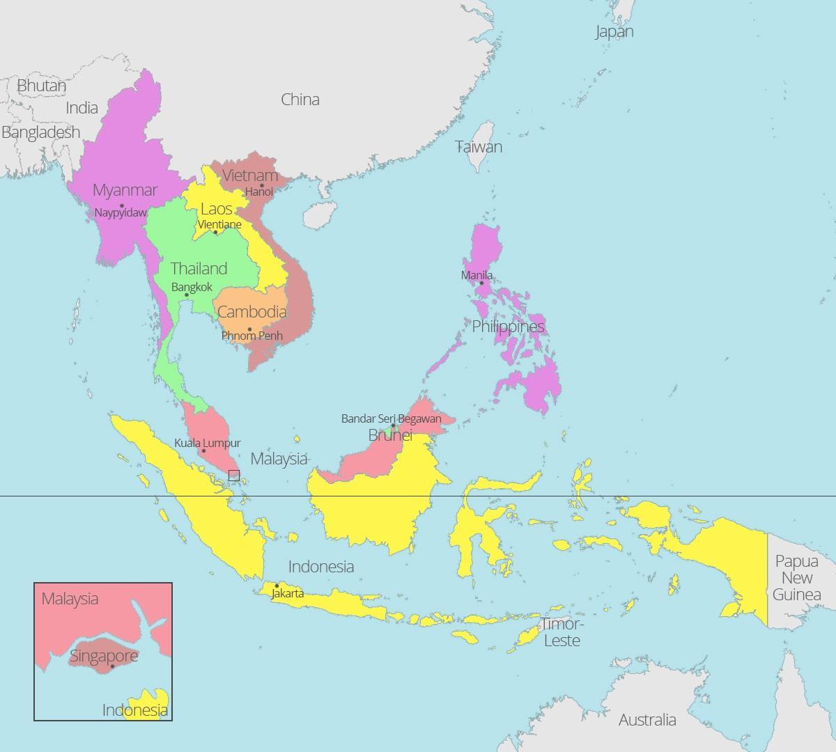lokacija Kuala Lumpur na karti svijeta