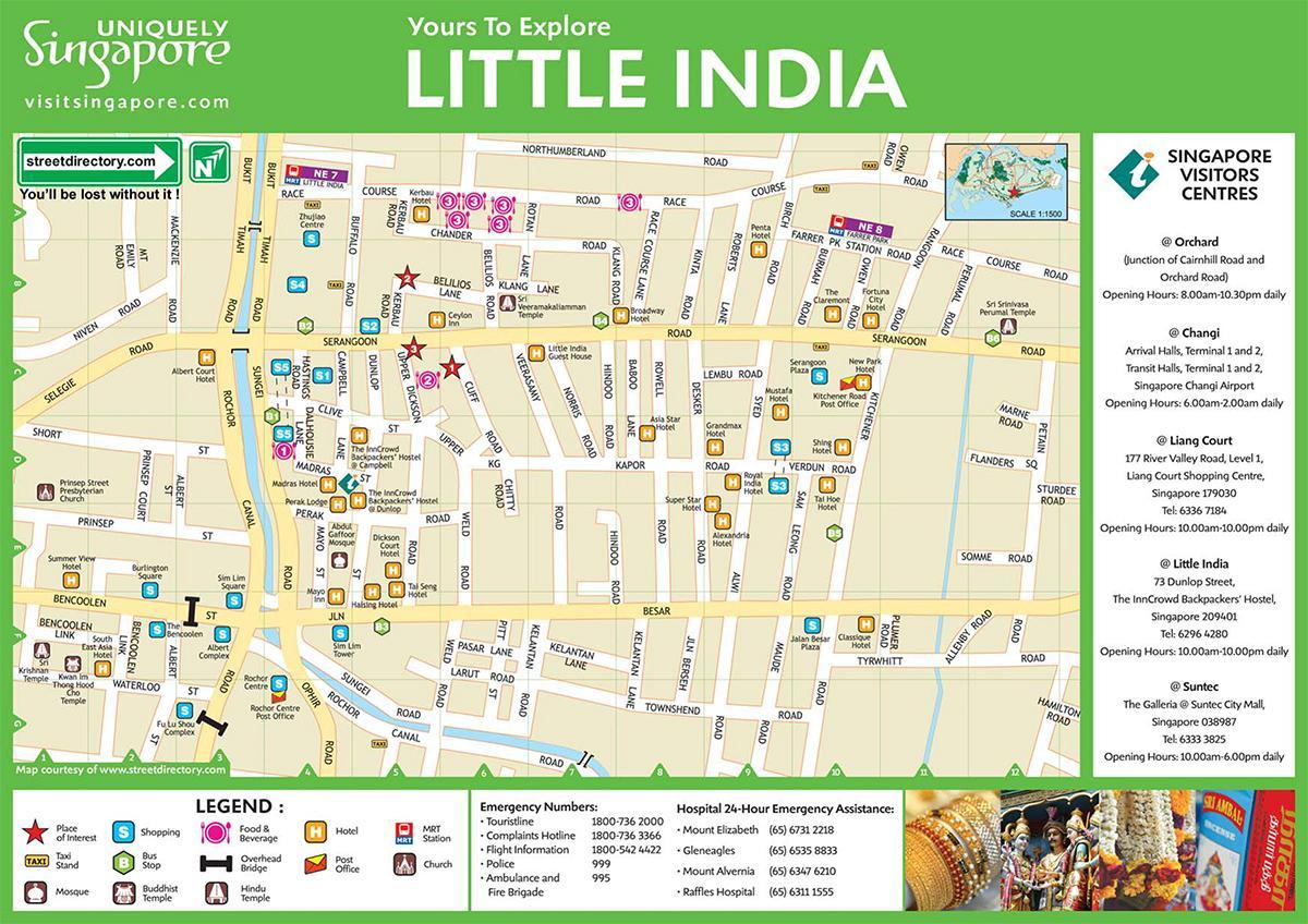 Karta Little India u Kuala Lumpur