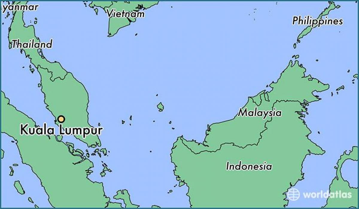 Karta lokacije, Kuala Lumpur 