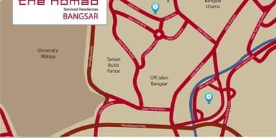 Бангсар Kuala Lumpur karti