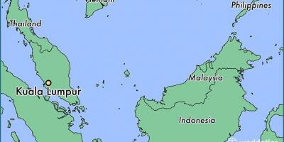 Karta lokacije, Kuala Lumpur 