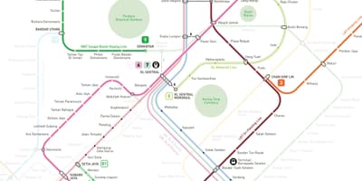 Kuala Lumpur MRT kartu 2016